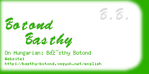 botond basthy business card